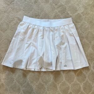 ALO Yoga White Mini Skirt
